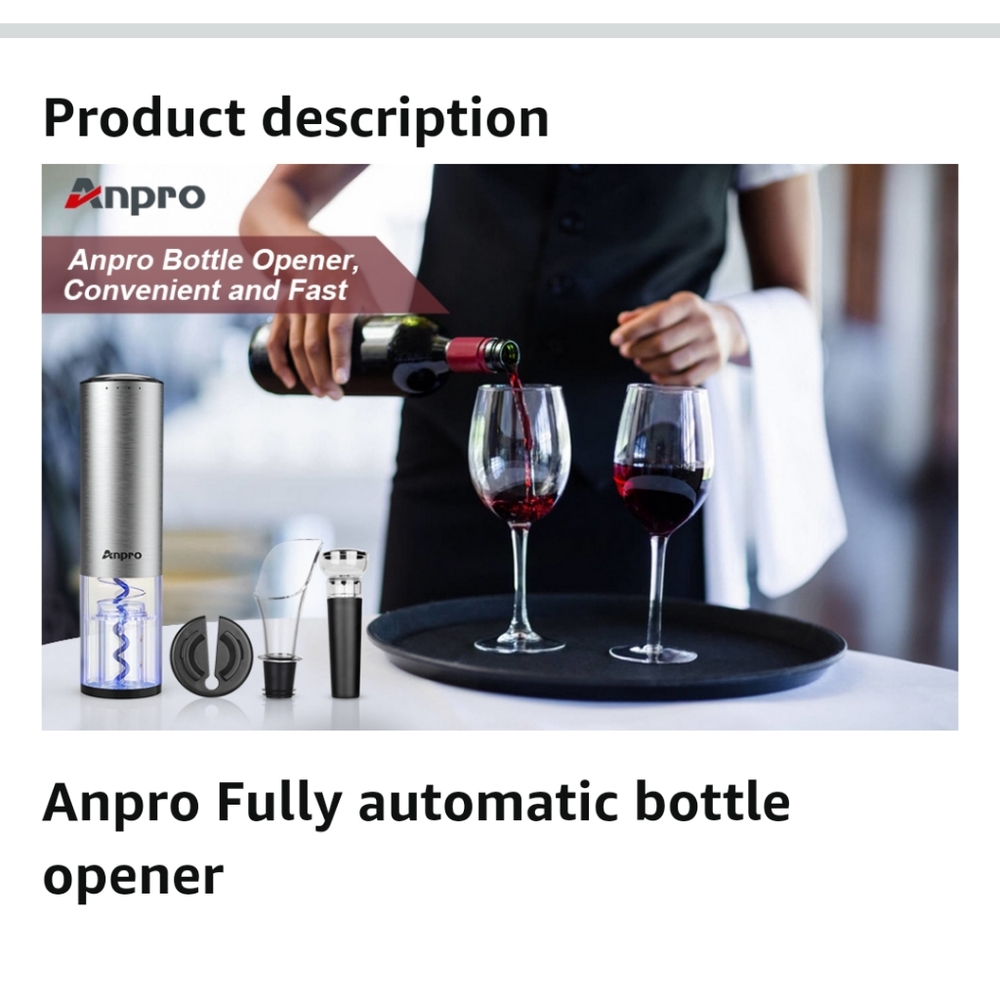 🍷NWOT Automatic Wine Bottle Opener